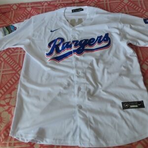 L - Corey Seager Texas Rangers Nike Jersey inaugural season 2020